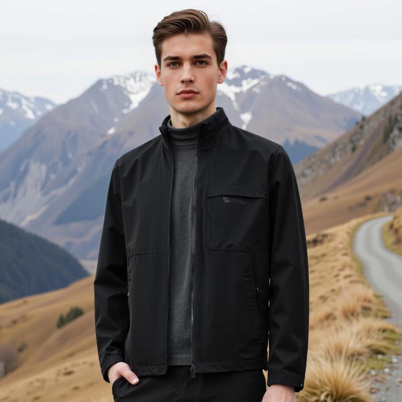 Men's Lightweight Outdoor Stand Collar Jacket