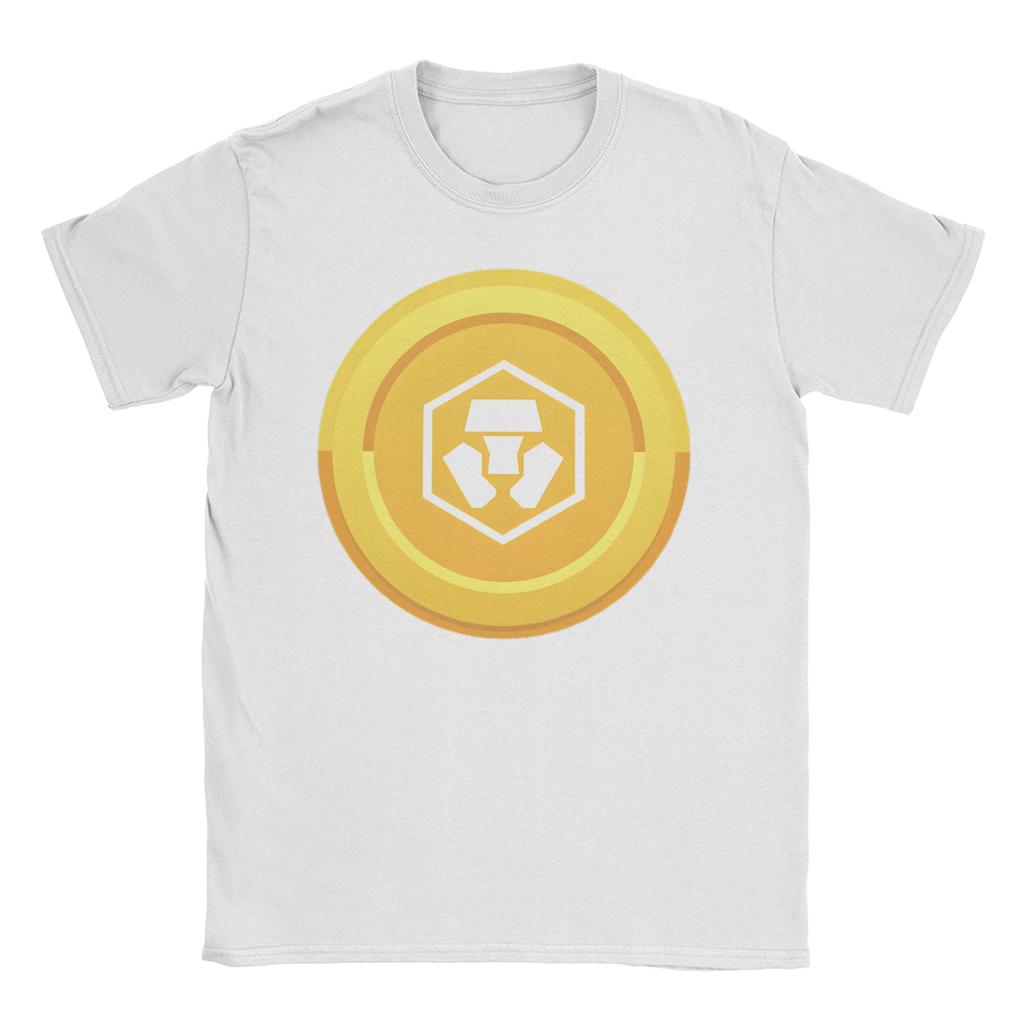 Coin cryptocurrency Logo T-Shirt Men Women  Vintage Cotton Tees O Neck Short Sleeve T Shirt Party Clothing