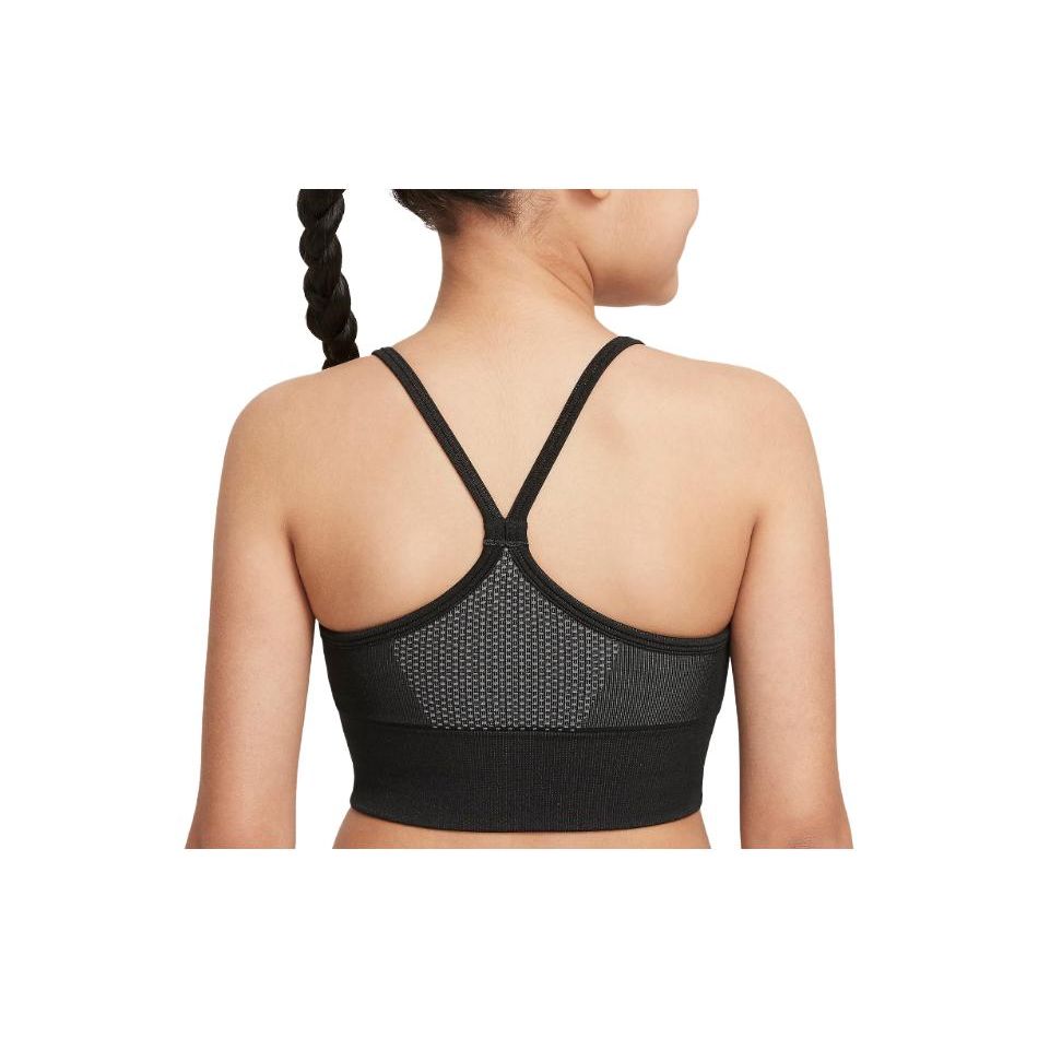 Nike Dri-FIT Indy Logo Color Block Sports Tank Top Kids Tops Black DD7958-010