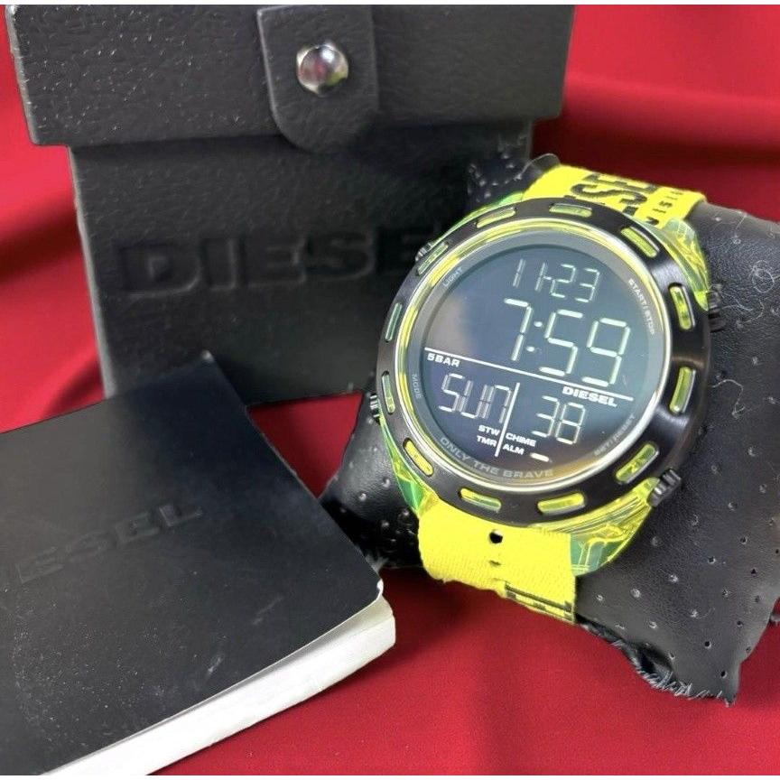 Used DIESEL diesel watch men s crusher CRUSHER digital