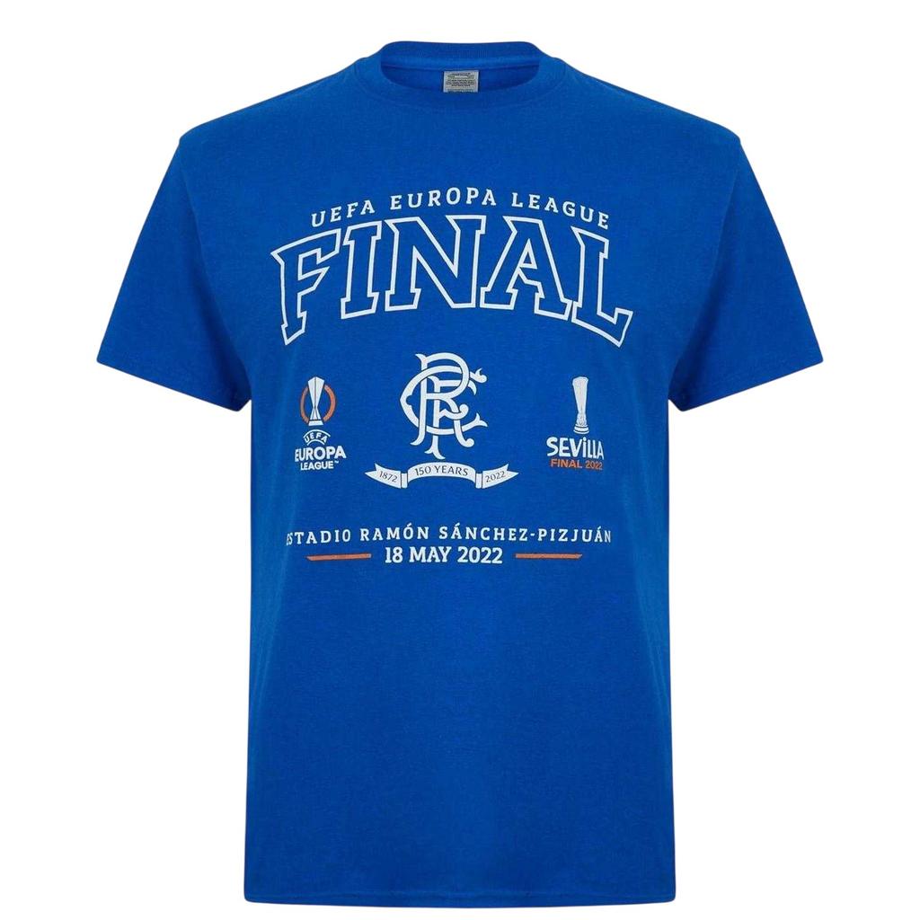 Castore Mens Europa League Rangers FC T-Shirt