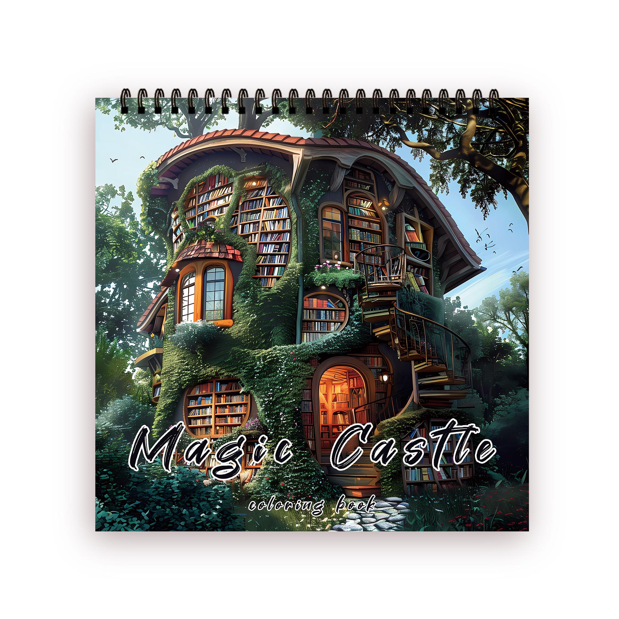 

Книга для малювання для дорослих на 30 аркушів-, 8,3x 8,3 дюйма, щільний папір 100 г/м² для заспокоєння, тривоги та іншого, ідеальний для багатьох святкових подарунків! зелений