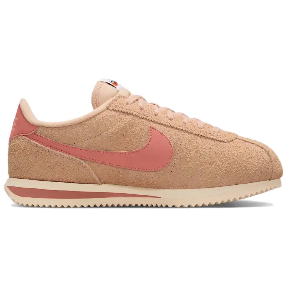 Nike Cortez Vintage Suede Comfortable Versatile Low-Top Casual Running Shoes Women sneaker Light-Brown FJ2530-201