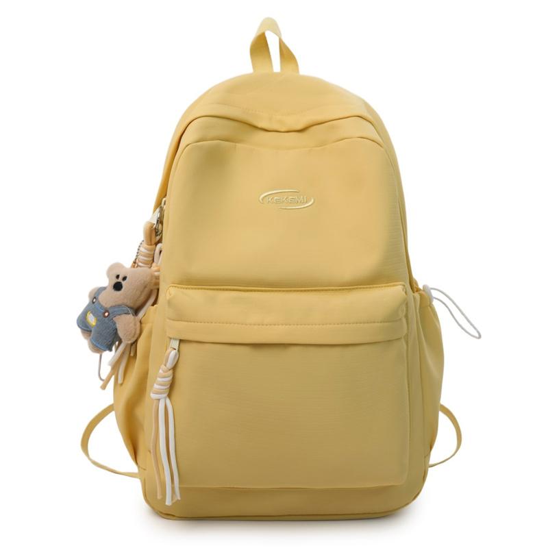 Nyl Solid Color Backpack for Women and Students Fashiable Design