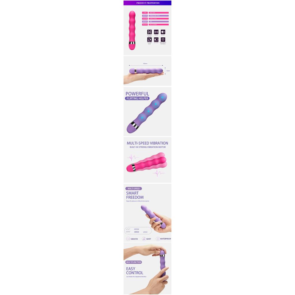 Big/Small AV G Spot Massager Female Masturbators DildoVibrator Sex Toys For Women Anal Butt Plug Vibrators Bullet Adult