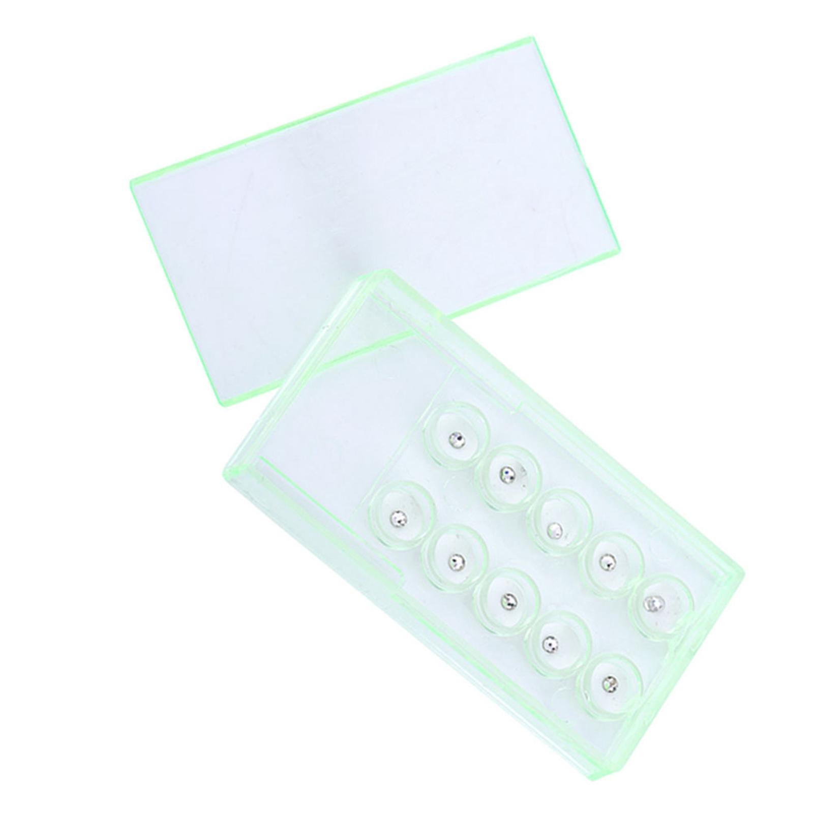 

10 шт. 2 мм Стоматологические зубные хрустальные украшения Зубные ювелирные украшения Белые с коробкой