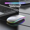 Akumulatorowa bezprzewodowa mysz Bluetooth z myszą USB 2,4 GHz RGB 1600 DPI do komputera Laptop Tablet PC Macbook Gaming Mouse Gamer