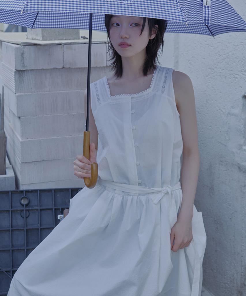 Lagpiswiwedeoweeo Cotton Eyelet Dress - White