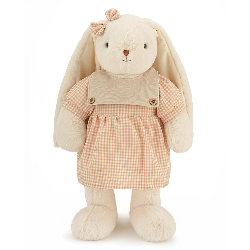 Hug Doll Rabbit Plush Toy Children's Comfort Doll Sleeping Pillow Long Ears Rabbit Doll Gift