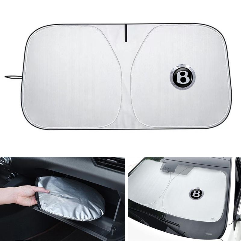 Car Front Windshield Sunshade UV Protection Folding Window Cover for New Bentley Flying Hurtling Spur Continental GT Bentayga HL5