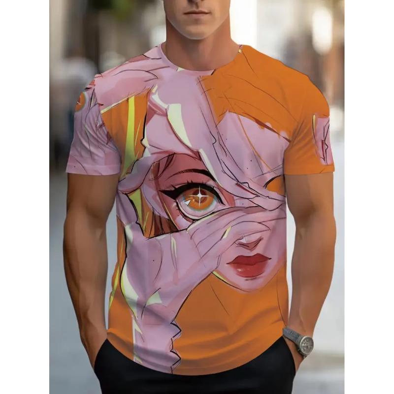 

New men s short sleeve T-shirt 8XL
