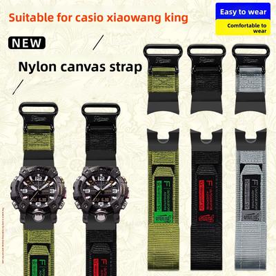 GG-B100 Nylonové plátěné řemínek Pro Casio Little Mud King Třetí generace GG B100 gg b100 pánské Sportovní Voděodolné Řemínek na hodinky Náramek