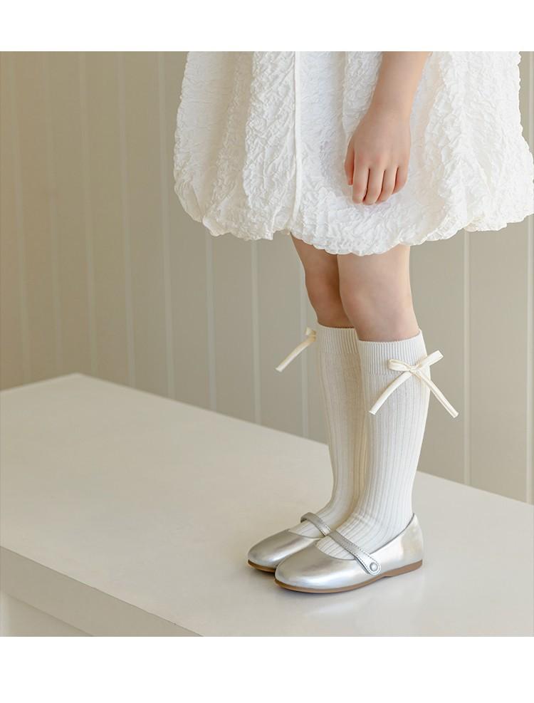 6 Pairs Girls Spring Autumn Long Tube Socks Cute Bow Princess Knee High Socks For Kids Baby JK Uniform 0-12 Years