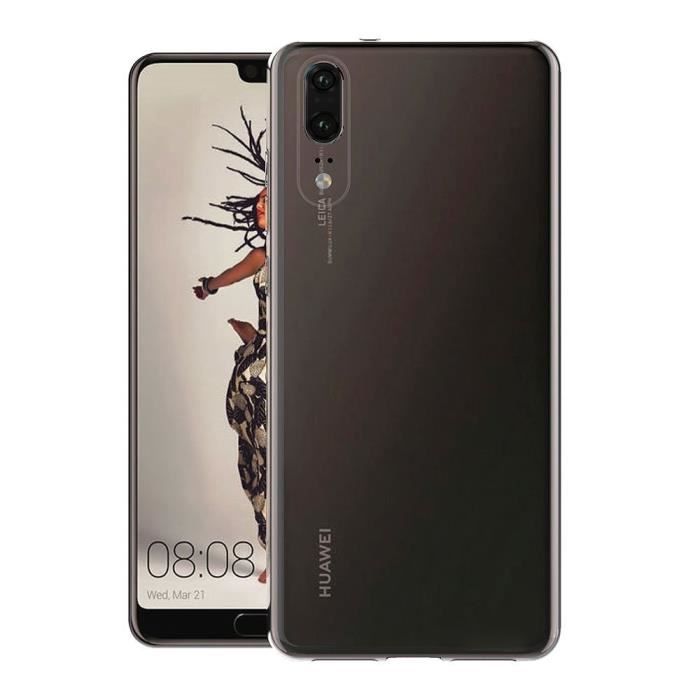 Transparent TPU Gel Case - Phonillico - HUAWEI P20 - Ultra Thin - Flexible - Optimal Protection