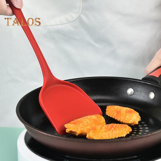 Silicone Spatula Wide Cookware Hanging Hole Design Practical Silicone Chinese Spatula Kitchenware Cooking Utensils