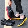 Fashion Short Rain Shoes Men's and Women's Four-season Work Shoes Low-top Non-slip Water Shoes Fishing Waterproof Glue Shoes