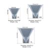 3D Pyramid Crafts Silicone Mold Suitable for Epoxy Resin Diy Craft Dried Flower Ornament Jewelry Making Home Decoration