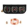 3 in1 Water Temp Gauge 52MM Oil Pressure Gauge AMP Volt Meter 12V Kit Car Mechanical Triple Gauge With Sensor