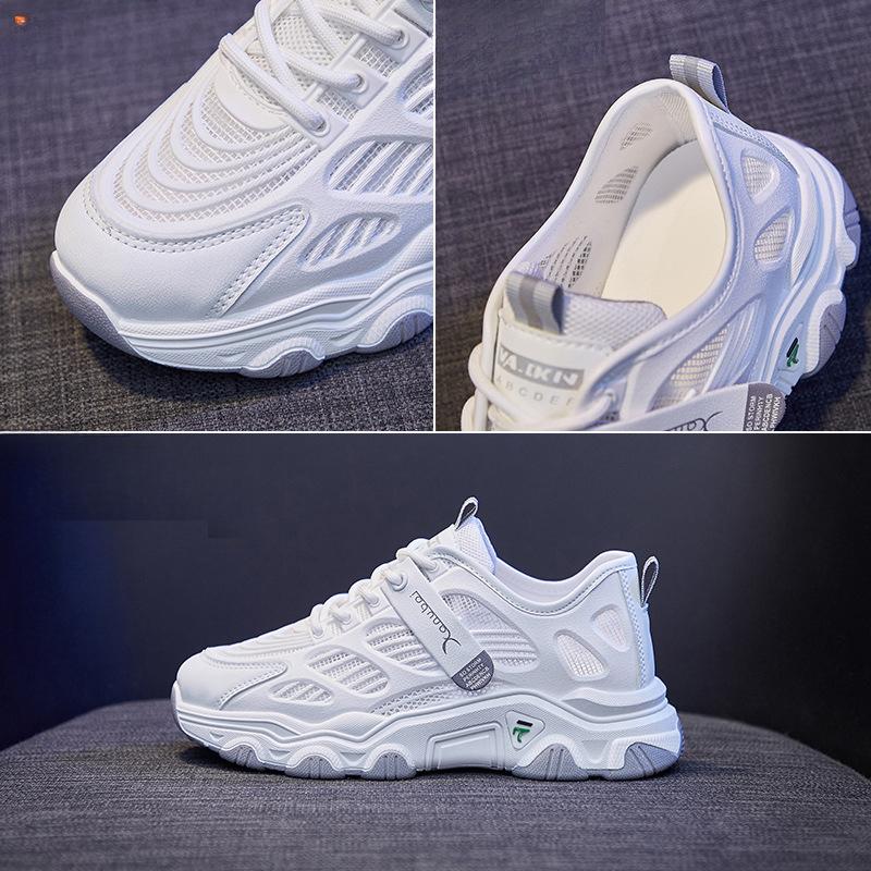 Dad Women's Shoes Mesh Summer New Style Breathable Student Running Sports Shoes Trend