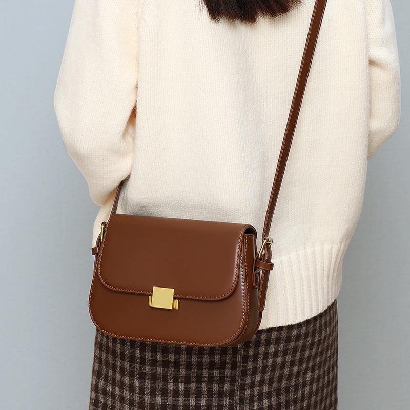 Bags Women's Versatile Summer New Messenger Bags Popular Leather Light Luxury Premium Underarm Bags Commuter Bags Bags