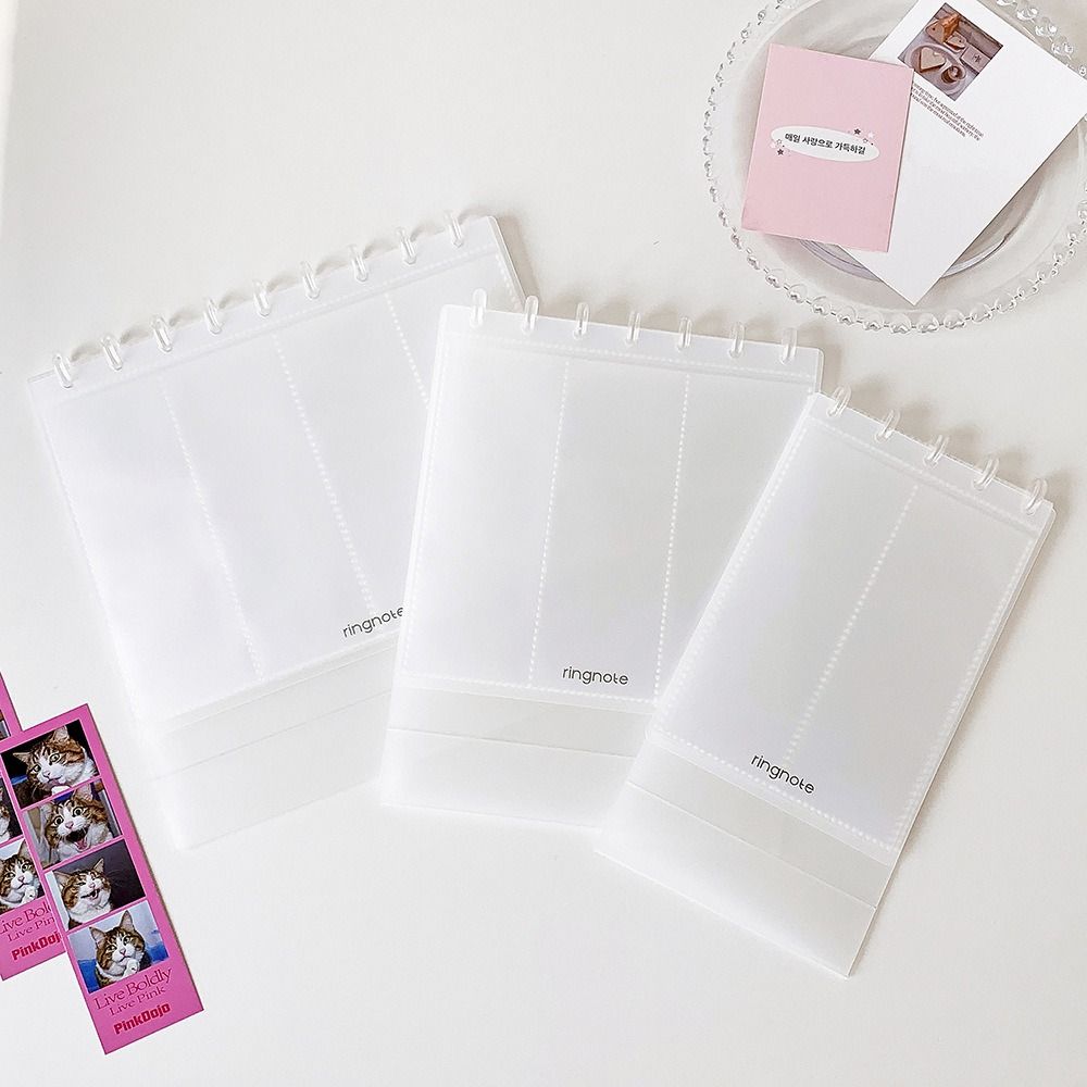 Loose Leaf Photo Album PP Desktop Display Album Durable Photo Card Binder  Idol Card Storage