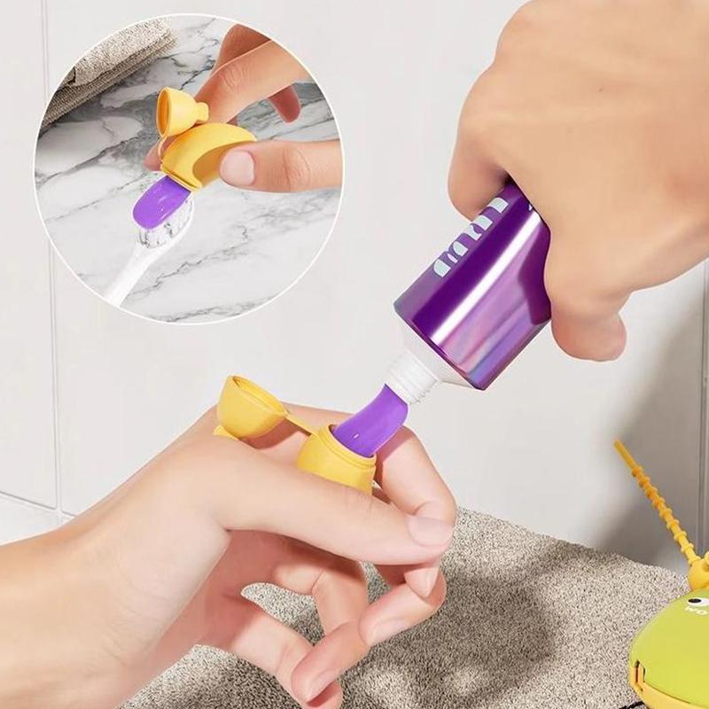 Plastic Toothbrush Head Protective Cover Portable Banana Shape Toothbrush Dust Cap Cover 2In1 Brush Protect Toothbrush Case Cap