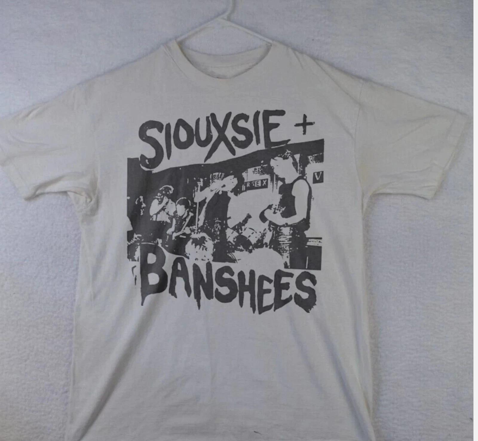 Siouxsie and the Banshees the cure Унисекс Белая Футболка Размер S-5XL 3XL