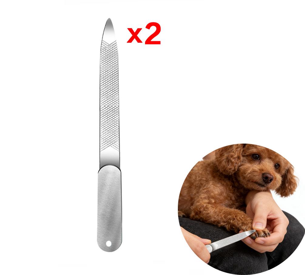 All-Steel Crescent Shape Nail Clippers for Cats & Dogs - Large Opening, Various Styles Available Frosted