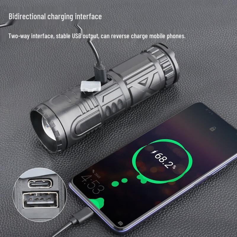 UOSU Rechargeable Flashlight Power Bank