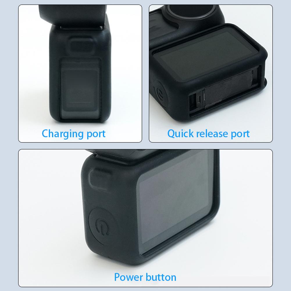Silicone Case For DJI Osmo Nano Camera Body Protective Cover Anti-Scratch Rubber Soft Housing