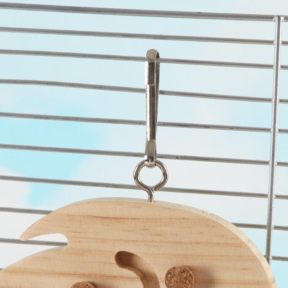 Wooden Parrot Puzzle Toys Bite Resistant Block Cork Bird Chewing Toys Durable Wear-Resistant Bird Perch Stand Cage Accessories