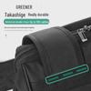 Green Forest Men's Double Shoulder Tool Backpack – Multifunctional, Durable Canvas Repair Bag for Electricians