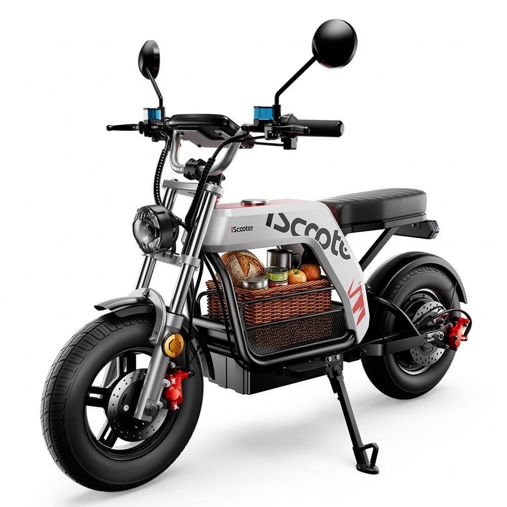 IScooter DX5Pro 2000W Elektrická koloběžka pro dospělé 52V20AH, Rychlost 60 km/h, 17" Terénní pneumatiky, Hydraulické brzdy, TCS NFC, Košík v ceně