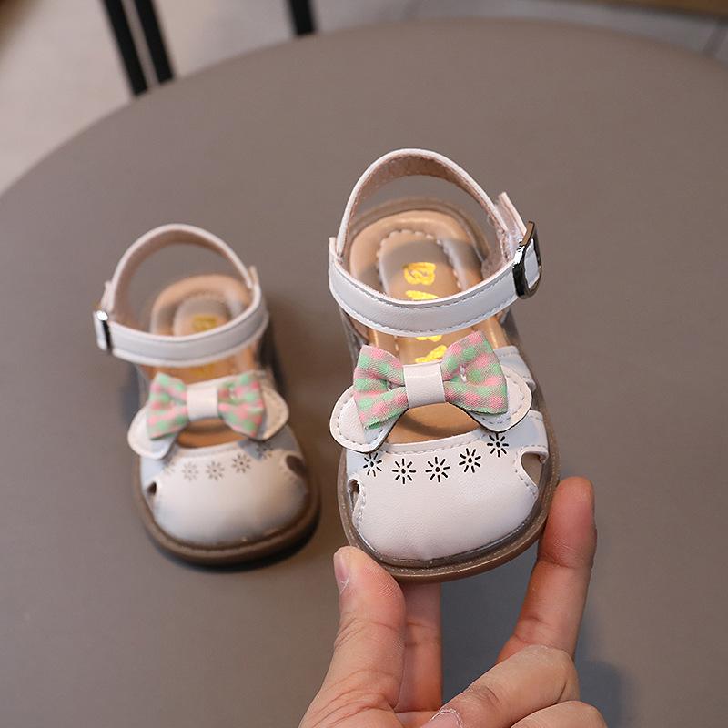 

Summer Sandal New Fashion Versatile Walkers Comfort Soft Anti Slip Baby Girl Shoe Simple Exquisite Flat Cute Baby Shoes Newborn 15insole12cm бежевый