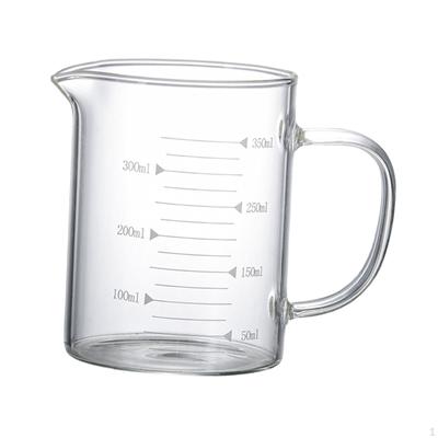 Becherglas mit Skala, hitzebeständiger Klarwasserkrug für den Haushalt