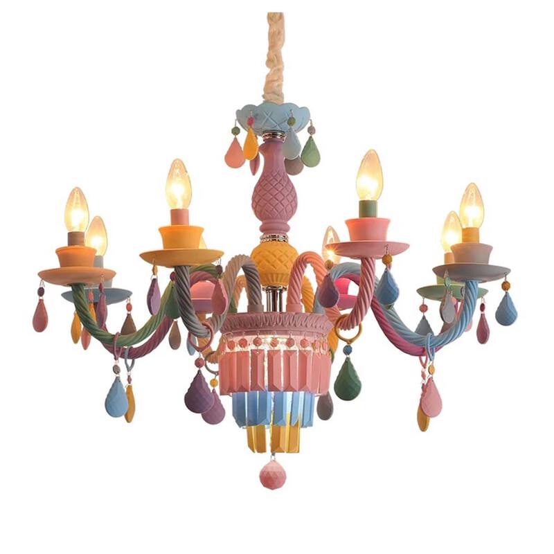 Creative American Style 6-Light Chandelier for Kids' Rooms