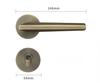 Hot Sale Passage Handles for Interior Doors Antique Bronze Easy Install Door Lever Handle Privacy Door Knobs With Locks With Key