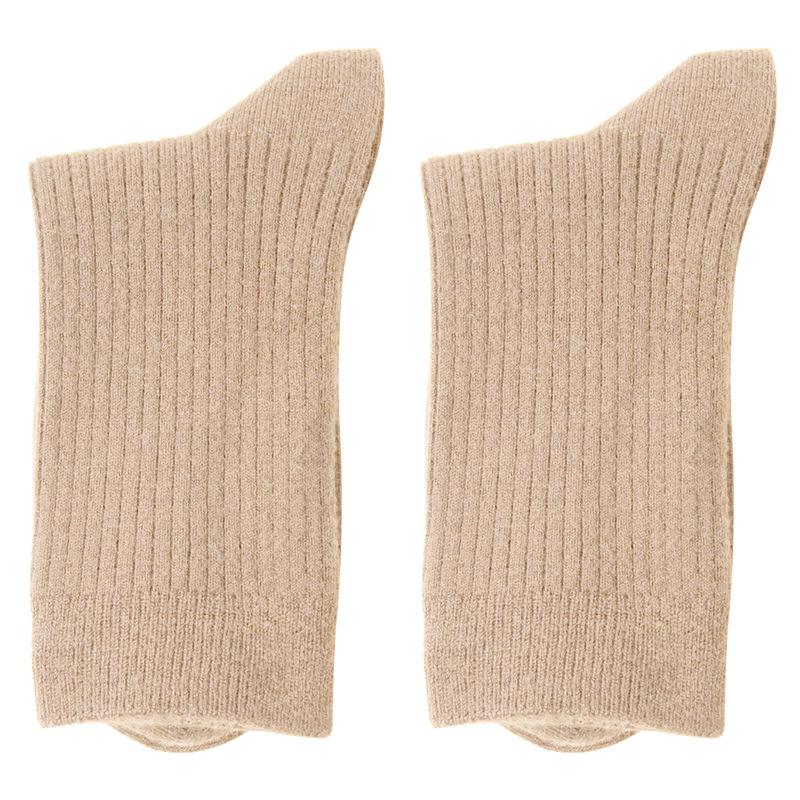 Women's Autumn and Winter Velvet Thickened Warm Boneless Wool Tube Socks