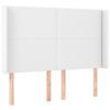 VidaXL LED Headboard Bedroom Furniture Double Bed Accessory Head of Bed Frame Interior White 3123859