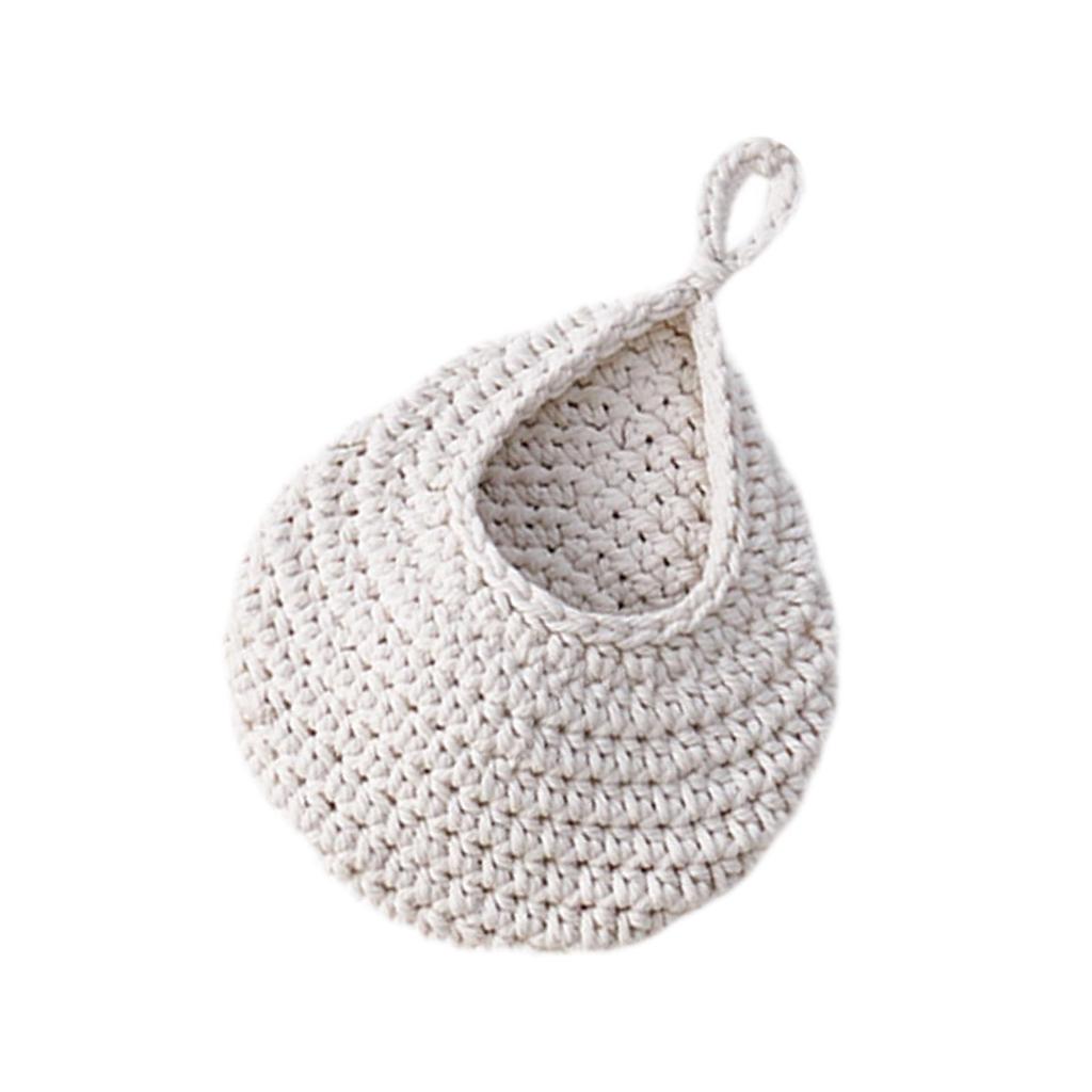 Droplet Wall Hanging Basket Boho Wall Decor Hanging Flower Pot Woven Wall