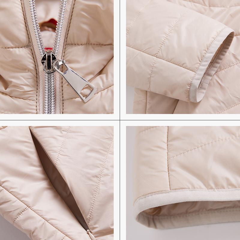 Jachetă de primăvară pentru femei Astrid 2023, haină căptușită, parka pentru femei, cu glugă matlasată, scurtă, îmbrăcăminte caldă pentru femei, nou în îmbrăcăminte exterioară, mărime mare