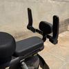 Motorcycle Kids Safety Armrest 1 Set Universal Rear Seat Foldable Design Comfortable Child Riding Experience