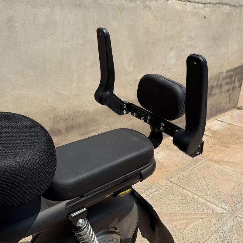 Motorcycle Kids Safety Armrest 1 Set Universal Rear Seat Foldable Design Comfortable Child Riding Experience