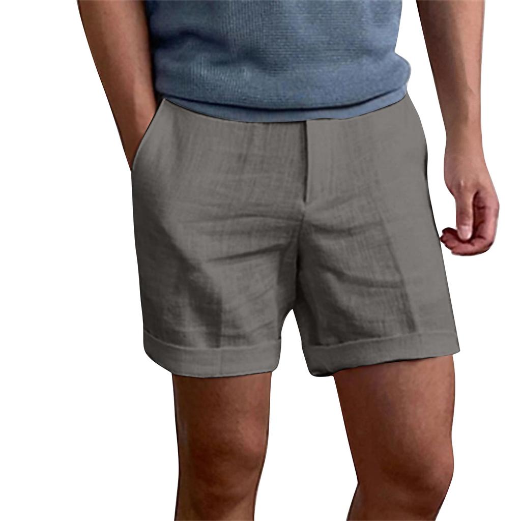 Men's Summer Casual Shorts Men's Fashion Sports Textured Shorts