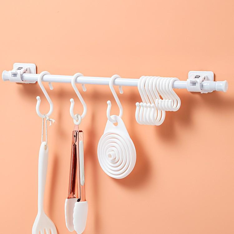 Japońskie haczyki drzwiowe w kształcie S bez wiercenia do kuchni i łazienki