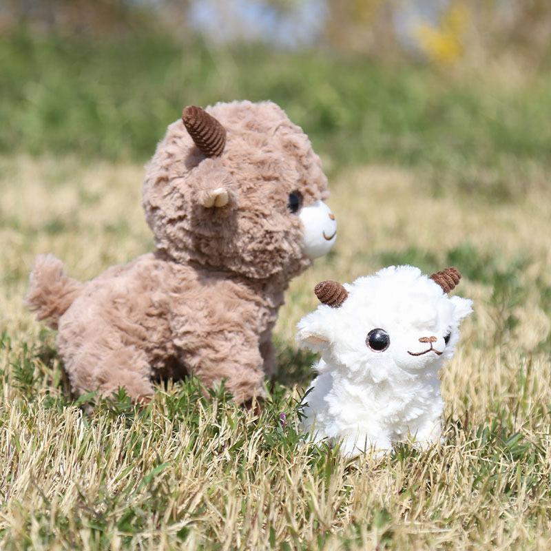 Cute Fluffy Sheep Stuffed Doll Standing Posture Big Eye Plush Toy 11/15/25Cm Suitable For Baby Sleep Companion Gift