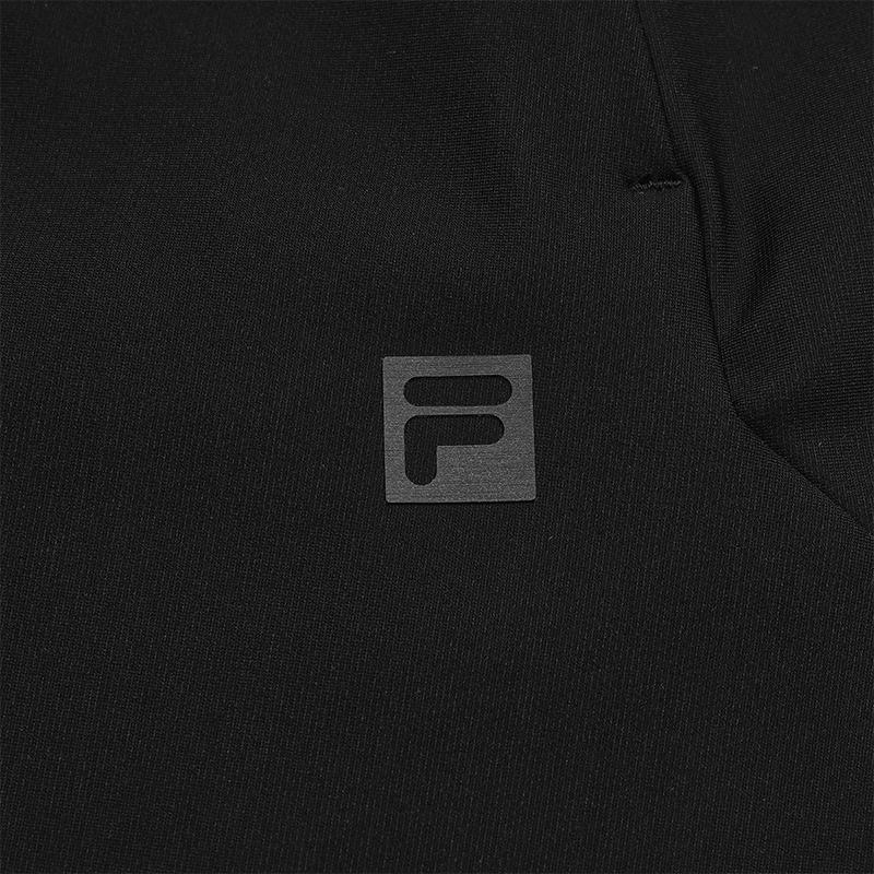 FILA Fleece Lined Warm Comfortable Simple Training Casual Soft Skin Friendly Elastic Breathable Knitted Sports Pants Men bottoms A11M611619F-BK