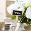 10 Pieces Plant Wood Label Flower Herb Pot Blackboard Vegetable Labels Decor Gardening for Garden Courtyard Balcony