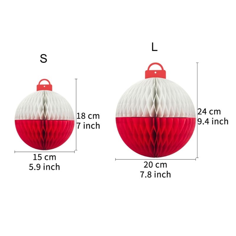 10 Stück Elegante Bobber Papierwabenbälle Dekoration für Angler-Mottoparty Tisch- und Decken Dekorationen