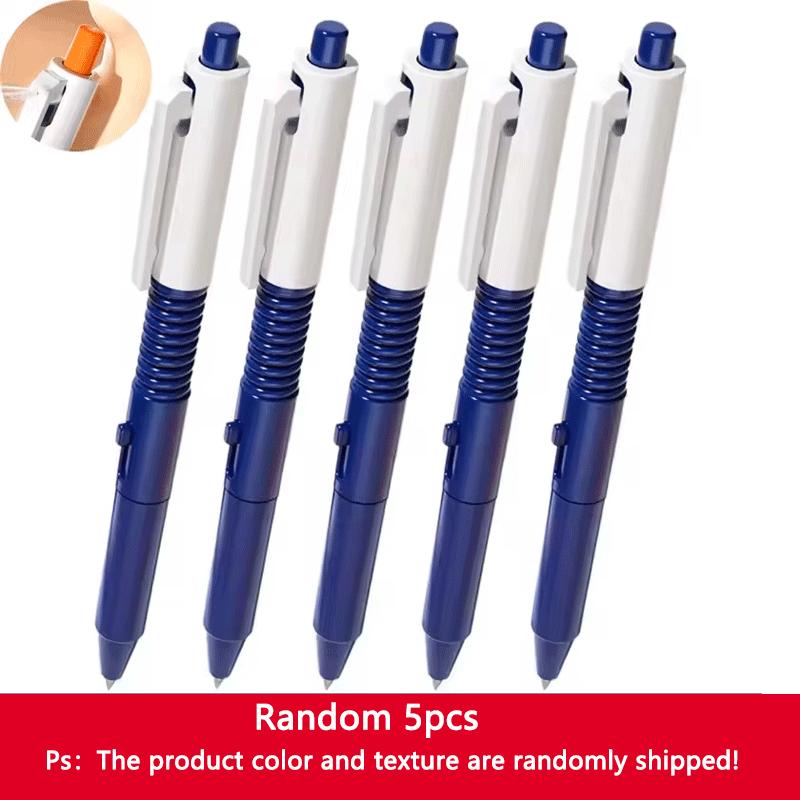 1/3/5Pcs Prank Ballpoint Pen Novelty Spoof Water Spray Function Signature Campus Writable Toys Gift Round Sensory Compression Bouncy Durable Elastic